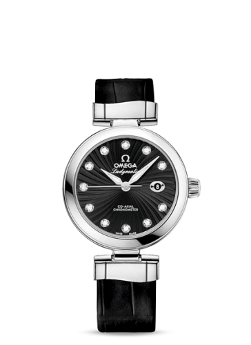 Omega LadyMatic Co-Axial 34 Stainless Steel / Black
